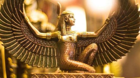 Egyptian goddess Isis figurine